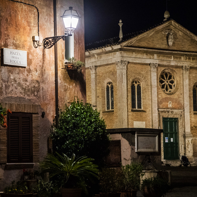 Acea, l'illuminazione del Borgo di Ostia Antica