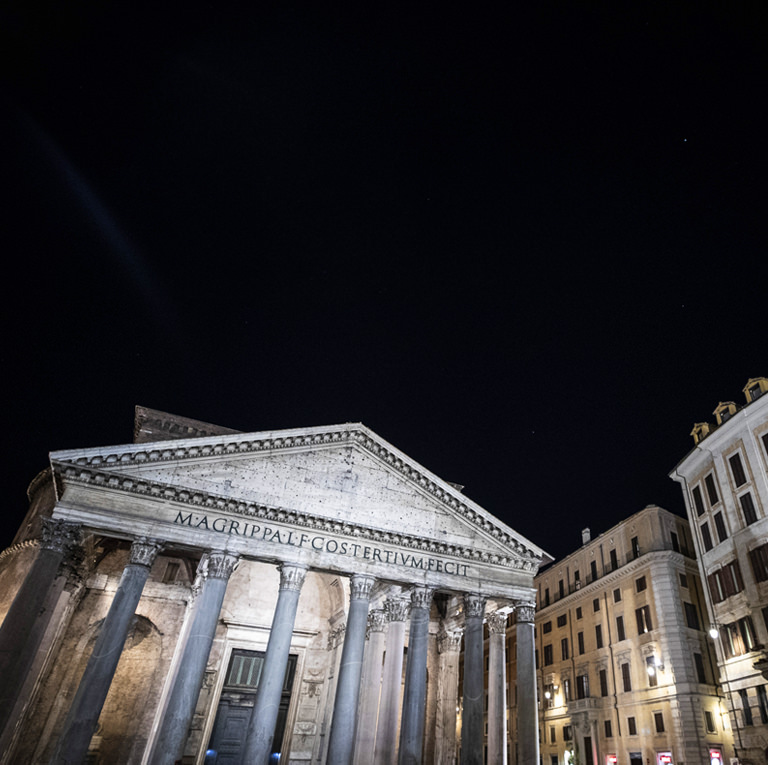 Acea, l'illuminazione artistica del Pantheon